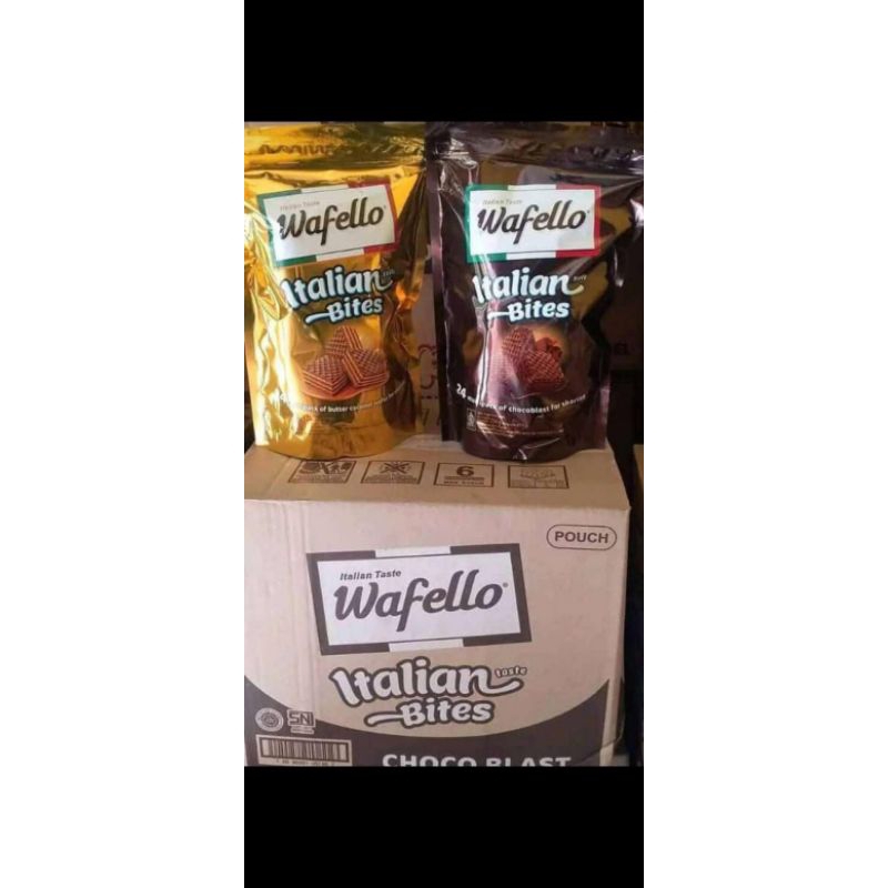 

Wafello wafer renyah Pouch ecer murah enak termurah siap kirim