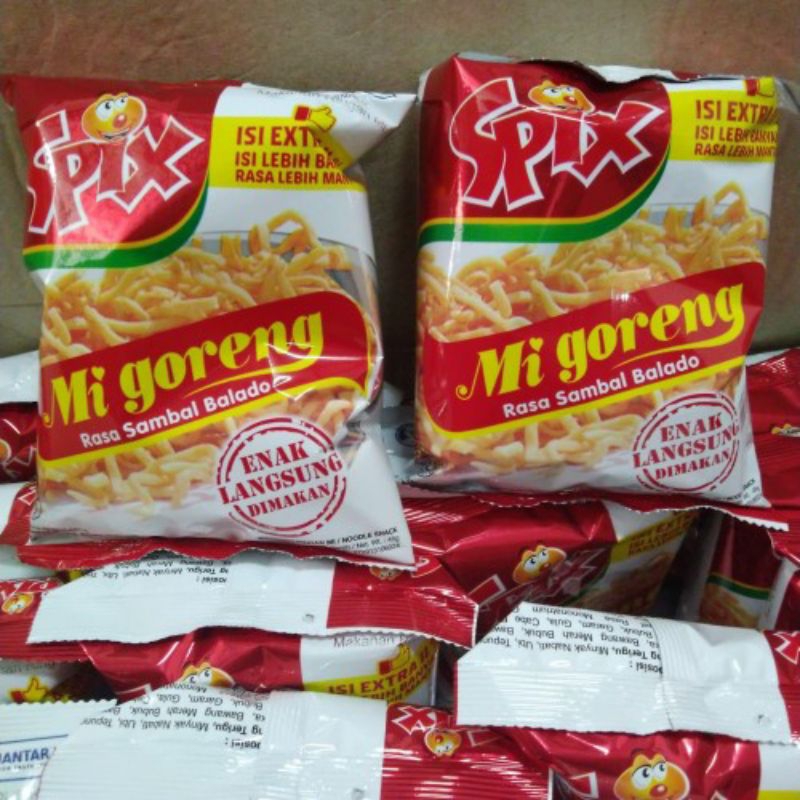 

Spix Mie Goreng Rasa Sambal Balado 1 Pack Isi 10×10g
