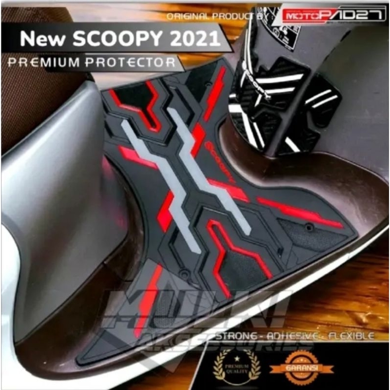 Pijakan Alas Kaki Karpet Motor Scoopy New Fashion Stylish Prestige tahun 2017 2018 2019 2020 2021 20