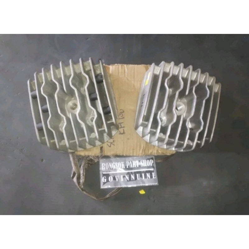 blok head heat hed het kop kawasaki gto kh100 kh110 kh 100 kh 110 g7 ori asli nos japan