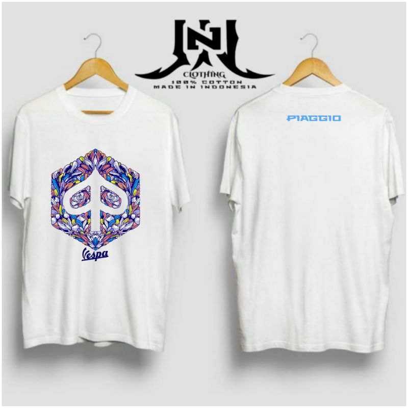 kaos vespa kaos motor vespa premium kaos vespa original vespa t-shirt vespa