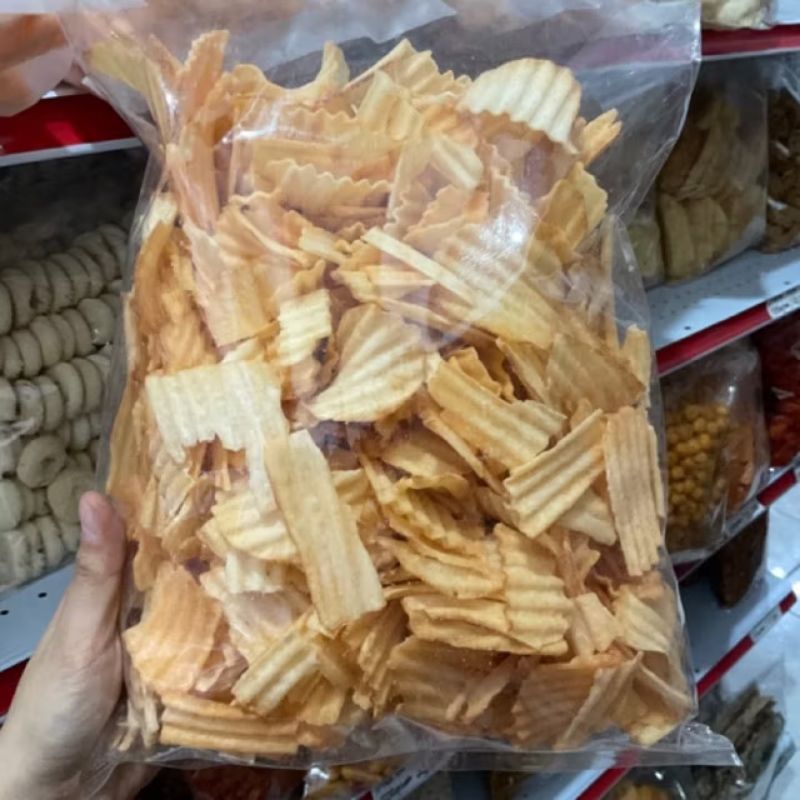 

(1 KG) KERIPIK SINGKONG (TES) rasa Keju