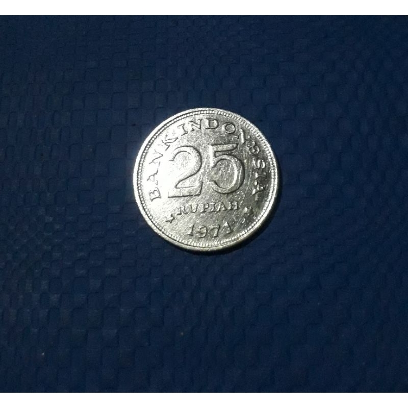 koin 25 rupiah tahun 1971