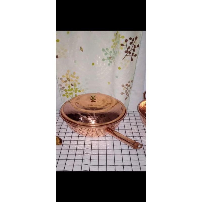 wok pan tembaga 32 cm
