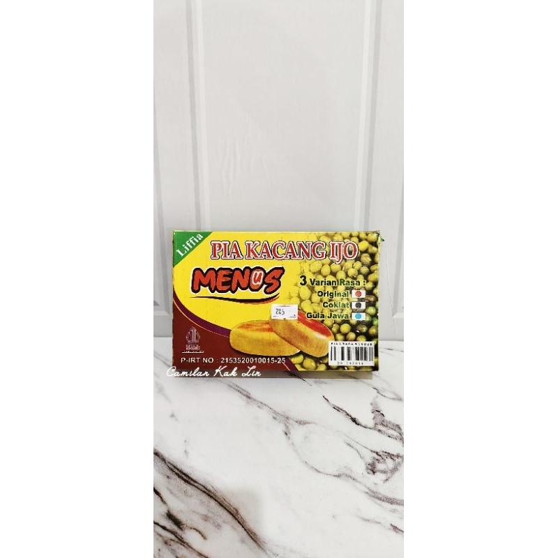 

Pia kacang ijo menus kotak kardus