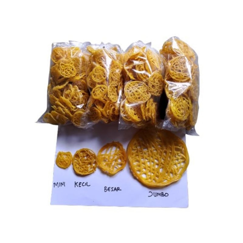 

Kerupuk Mie Kuning Khas Tegal Kemasan 1 kg 4 bks