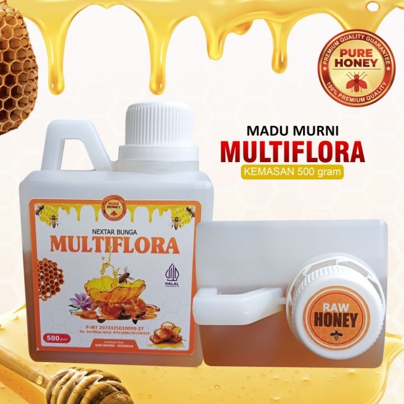 

MADU MULTIFLORA SUPER RAW HONEY 500gram