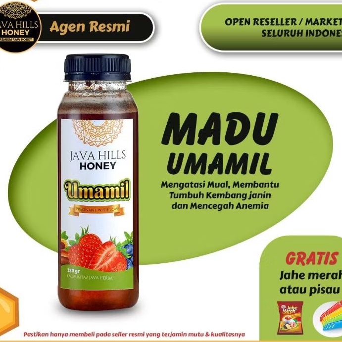 

Madu Umamil | Madu mual javahills Honey madu murni | Asli 100%Raw Honey