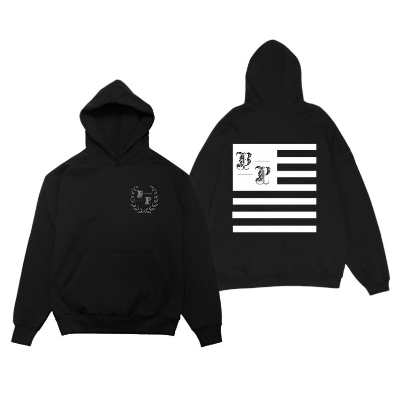 Hoodie Netral Custom BP - Bahan Cotton Fleece