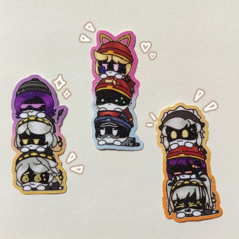 

MURDER DRONES STACKING STIKER PACK (9 characters) - LIMITED STOCK!!