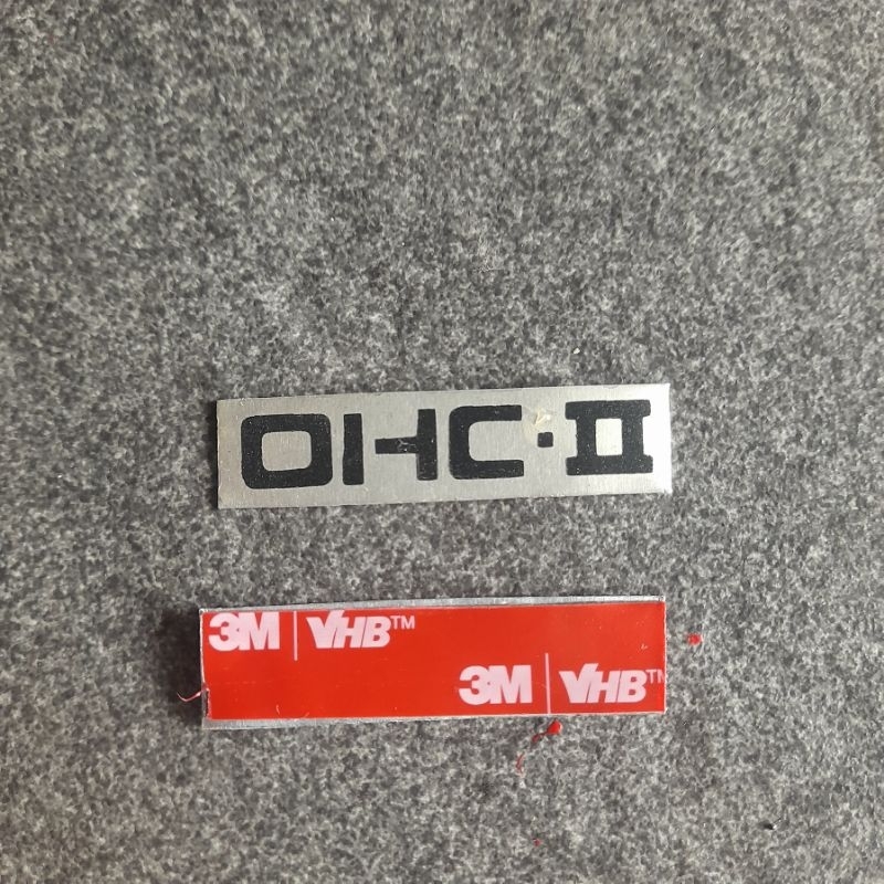 logo tutup noken ohc honda gl series stiker tutup noken platina