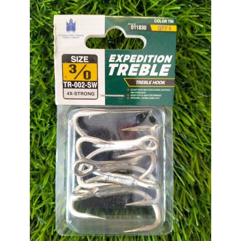 TREBLE HOOK.EXPEDITION 4X STRONG