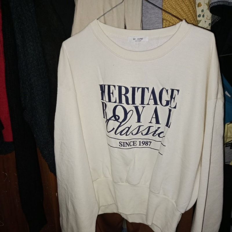 Heritage Royal Classic Sweater Putih