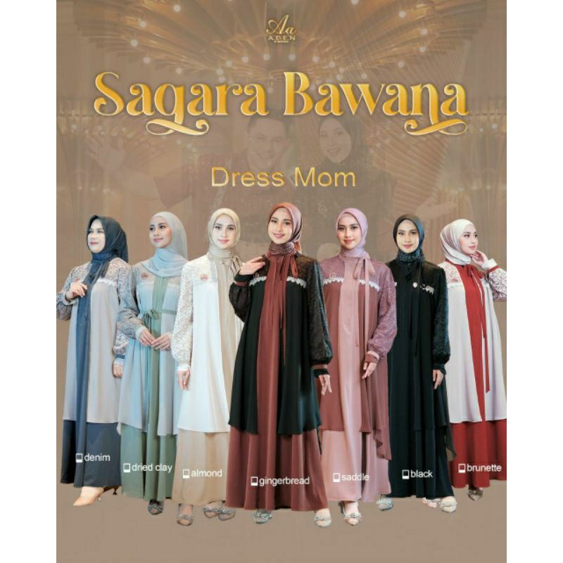 Sagara Bawana Dress Mom by aden hijab
