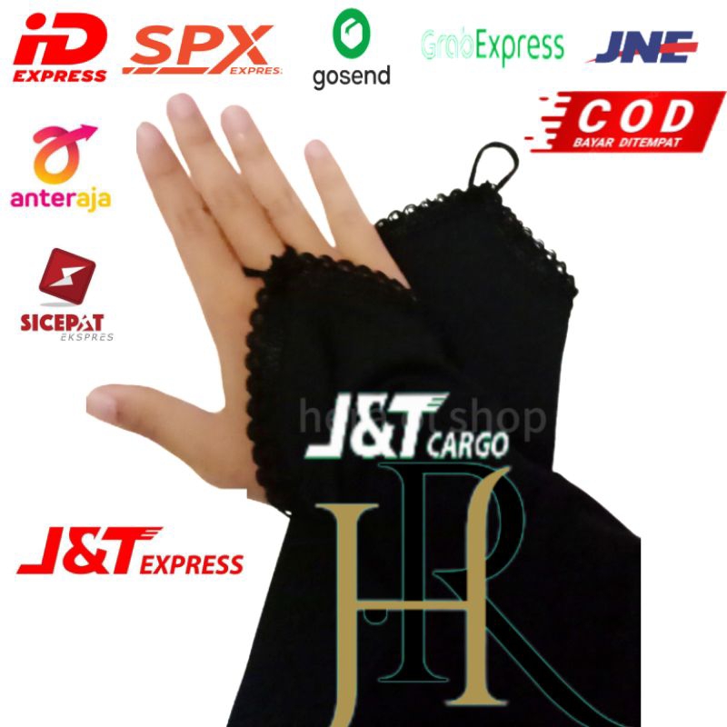 hansock manset tangan renda premium wanita muslimah hera ol shop