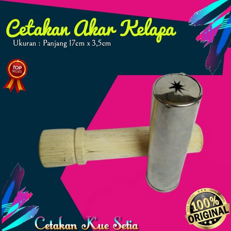 Cetakan Akar kelapa Kayu Cetakan Kue Akar Kelapa