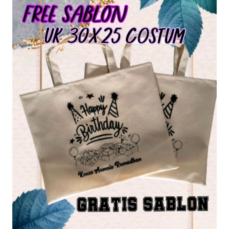 tas Snack ultah,tas souvernir ultah,tas souvernir pernikahan uk30x25