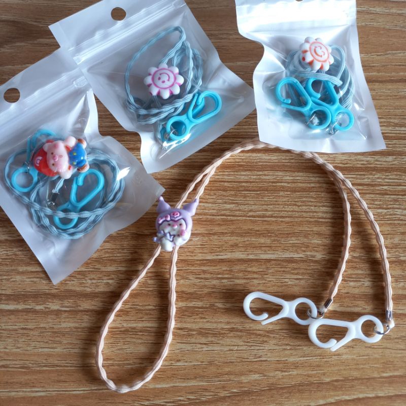 Tali Masker konektor hijab strap mask elastis karet murah aesthetic