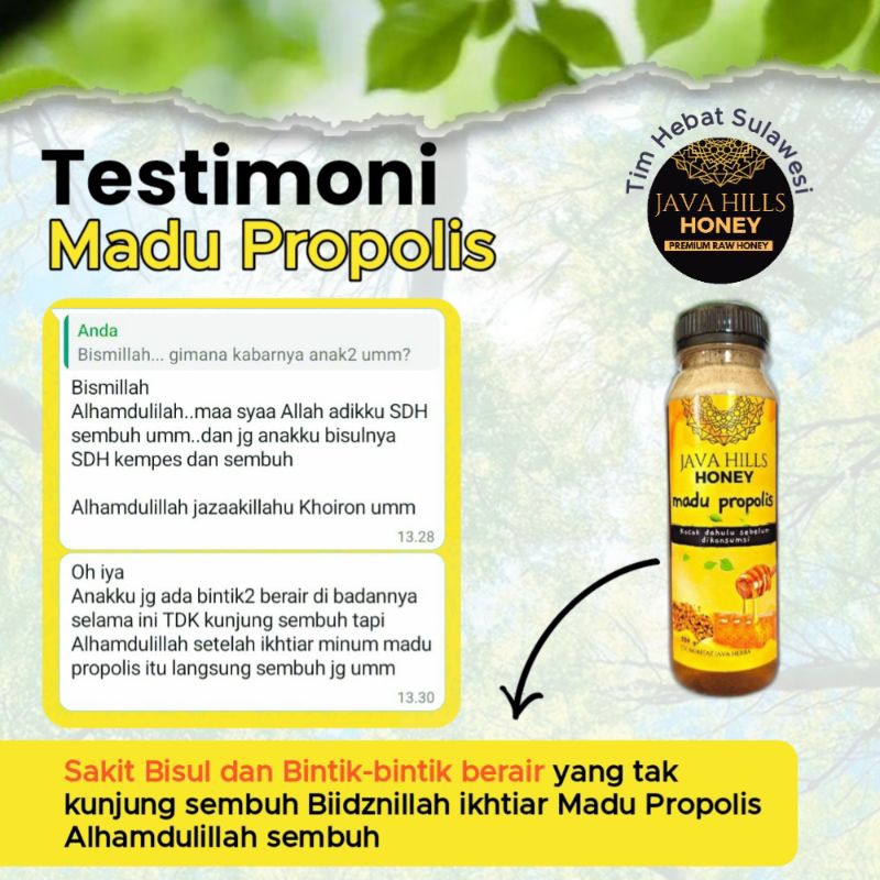 

JAVA HILLS Honey Madu Propolis