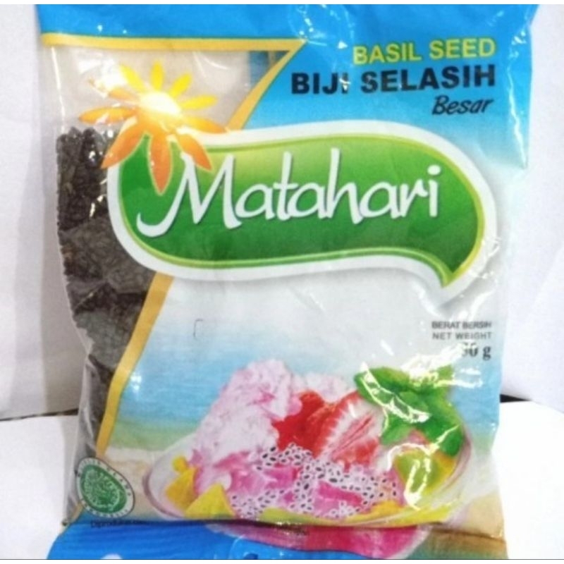 

Biji Selasih Matahari 50gr / Basil Seed Premium 50 gram