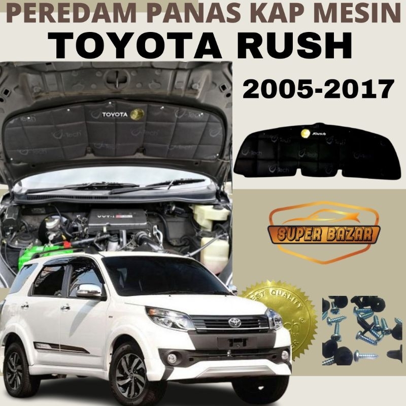 TOYOTA RUSH 2008 peredam panas kap mesin mobil