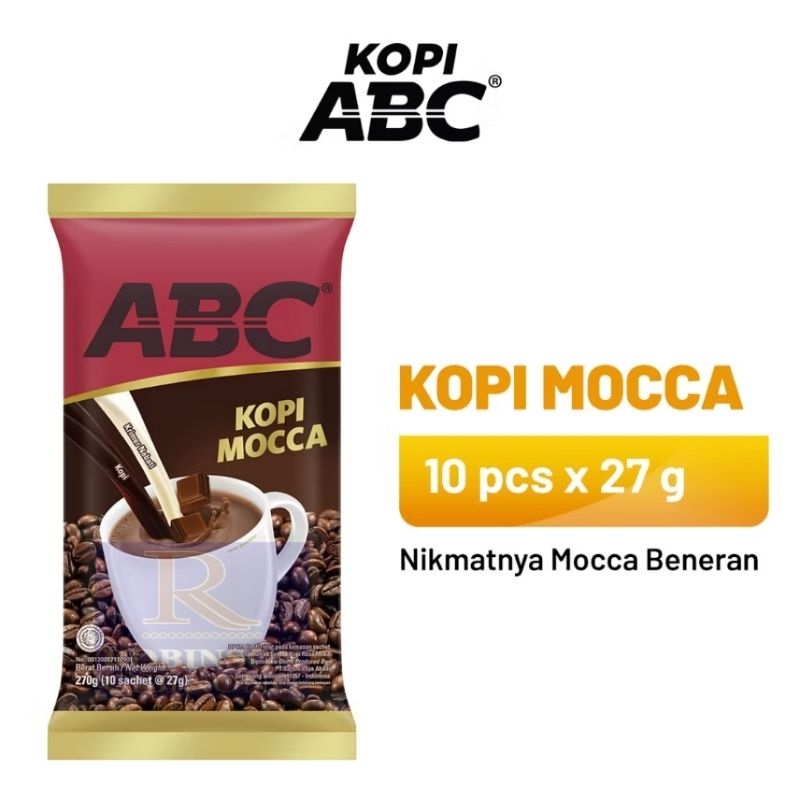 

_robinson cibinong_ABC KOPI MOCCA 1 PACK ISI 10x27 GR