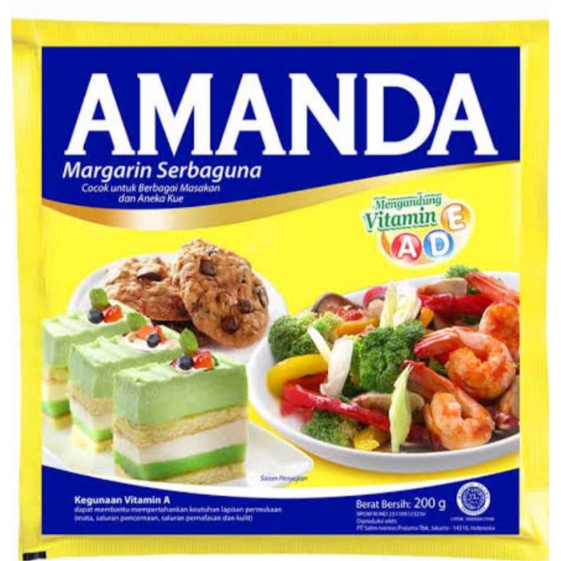 

AMANDA MARGARIN SERBAGUNA KEMASAN 200 gr