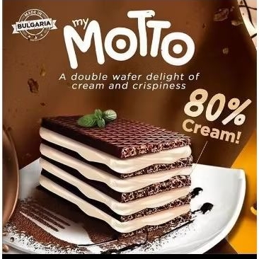 

My motto wafer cokelat belgia coklat hazelnut tiramisu vanila biskuit murah impor
