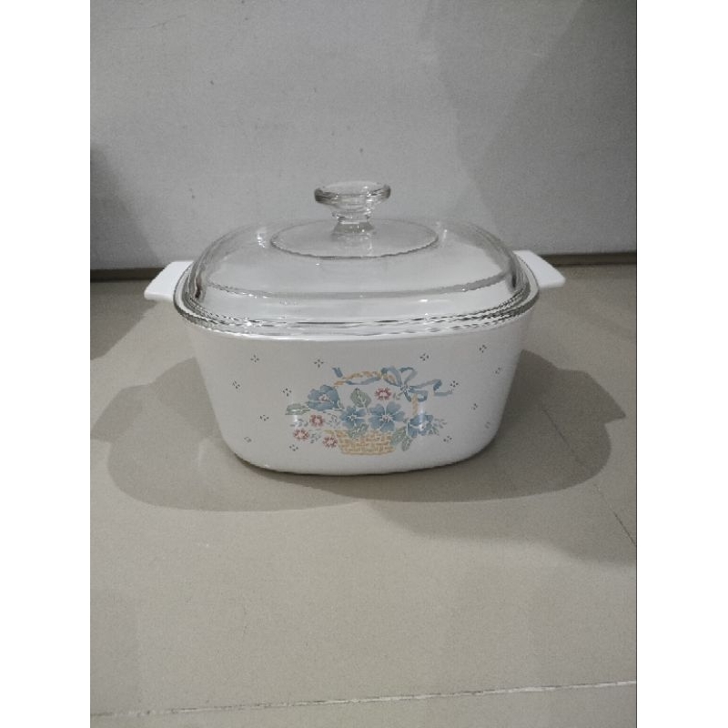 Panci Kaca Pyrex 1.5 lt + Tutup Kaca