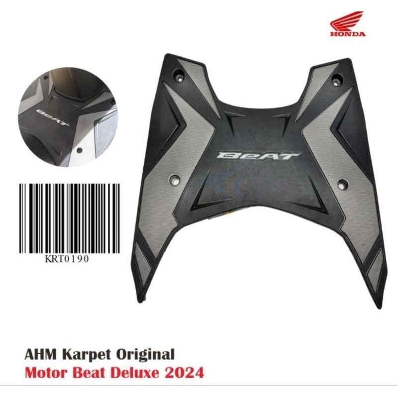 Pijakan alas kaki karpet Motor ORI Original AHM Honda Beat Street CBS ISS Deluxe 2020, 2021, 2022, 2