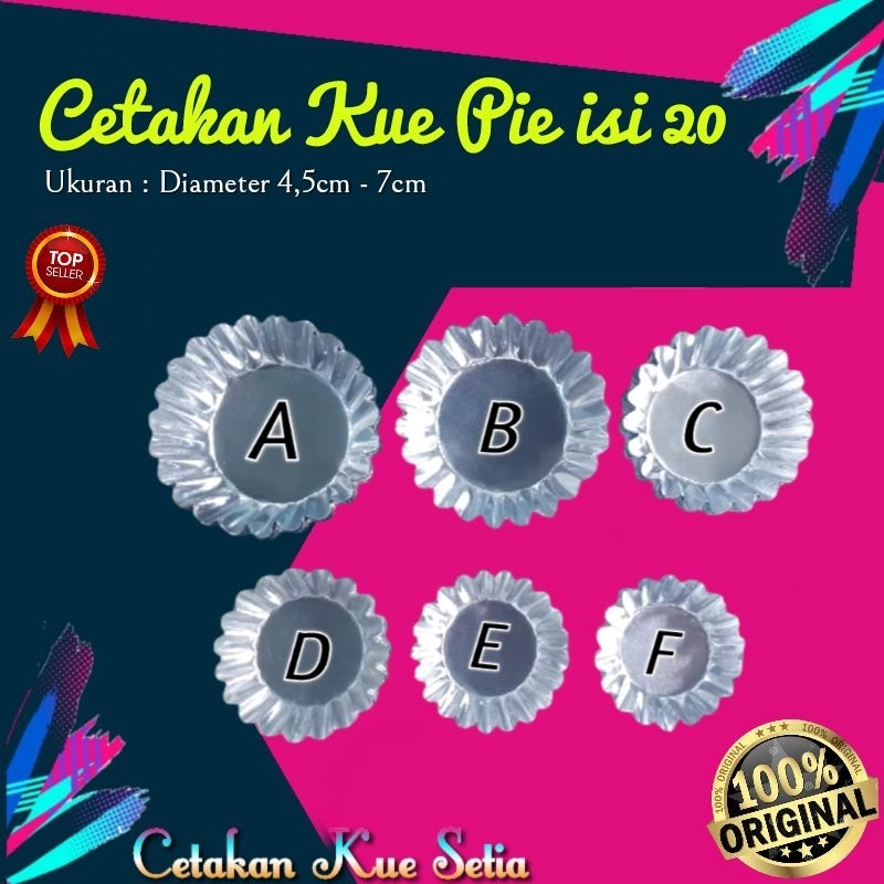 Cetakan Kue Pie Susu / Cetakan Kue Sus