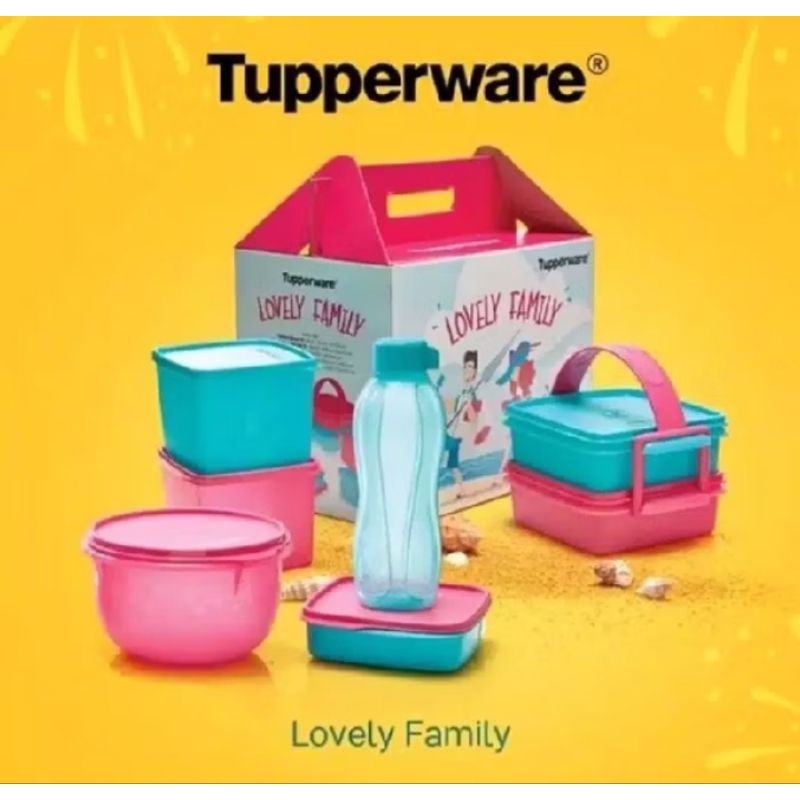 Tupperware Promo Lovely Family / paket tempat makan