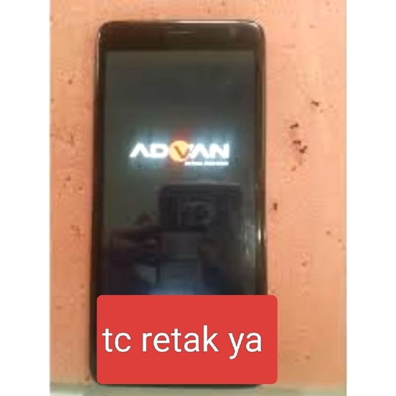lcd tc retak hp Advan S6 i55D ORI cabutan normal