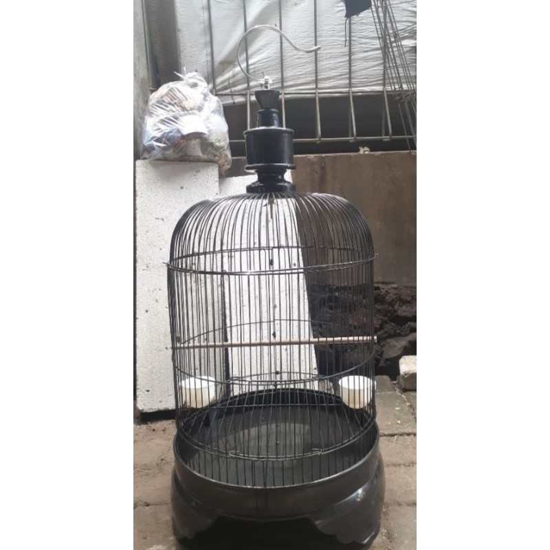 sangkar besi tebok pvc tebal love brid burung kecil dll