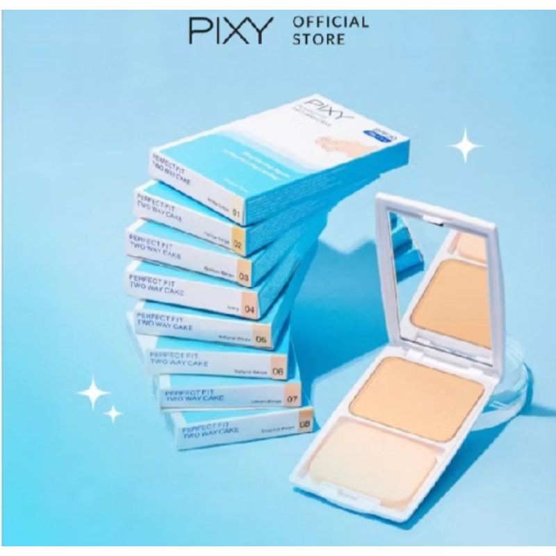 PIXY Perfect Fit Two Way Powder Spf 30 / Bedak Pixy / Bedak padat