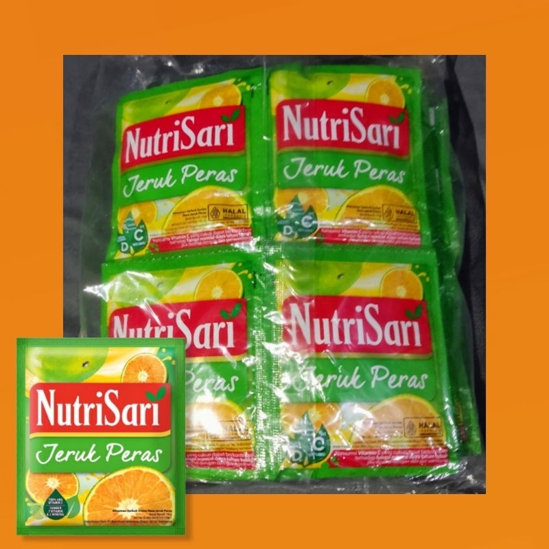 

NUTRISARI JERUK PERAS 1 PACK ISI 40 SACHET - Minuman Buah Vitamin C