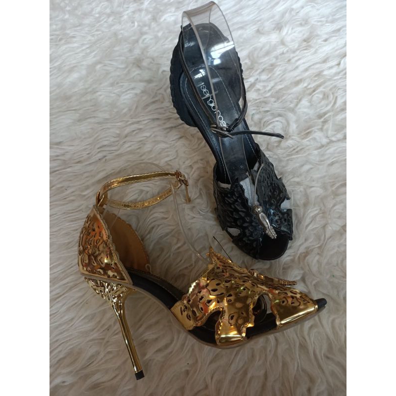SISTER BUTIK -  SALE SANDAL HAK TINGGI VARIASI BUTTERFLY