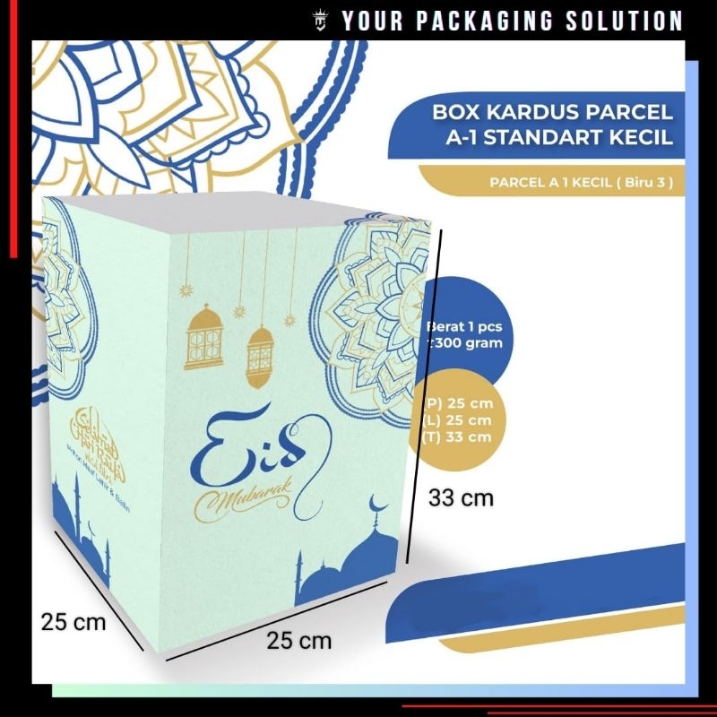 

BOX PARCEL A1 KECIL • 25x25x33cm • Kardus || Lebaran || Idul Fitri || Sembako || Eid Mubarok.
