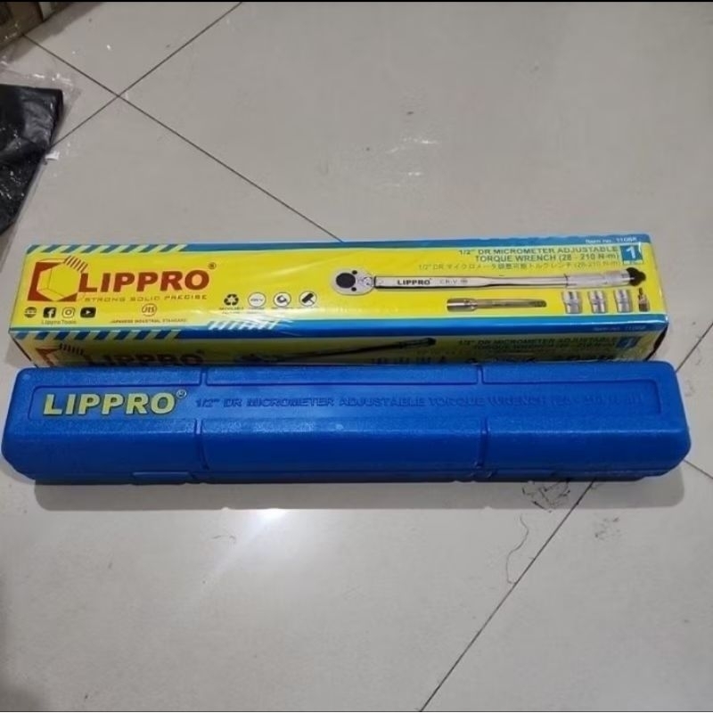 BIGSALE KUNCI TORSI LIPPRO 1/2 INCHI 28-210 NM / TORQUE WRENCH LIPPRO GAGANG KUNCI MOMEN LIPPRO 28 -