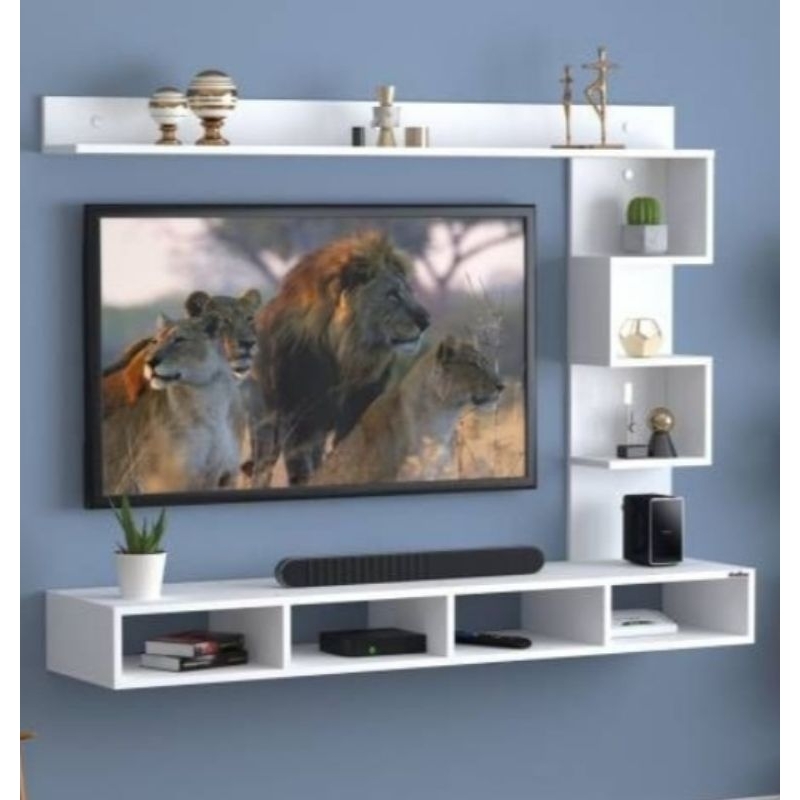 Rak Meja TV Minimalis Combo