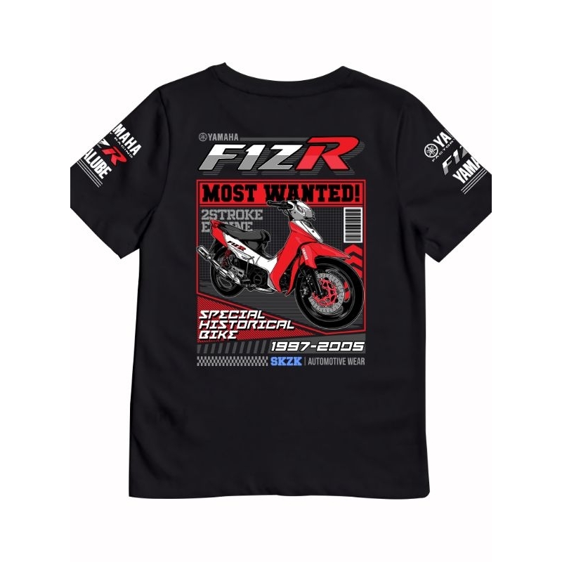 KAOS YAMAHA FIZR 2STOKE LEGEND TWO STOKE DAILY BAJU RACING PRIA WANITA
