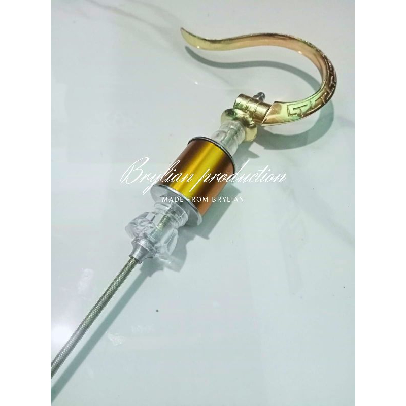 GANTUNGAN SANGKAR KOTAK [ UKIR CUNGKOK LIPAT SET PION GOLD ] MEWAH