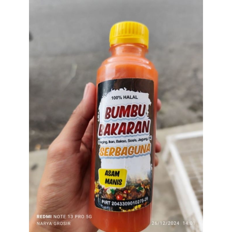 

Bumbu Bakaran Serbaguna / Bumbu saos / bumbu oles ikan daging 250 ml kental