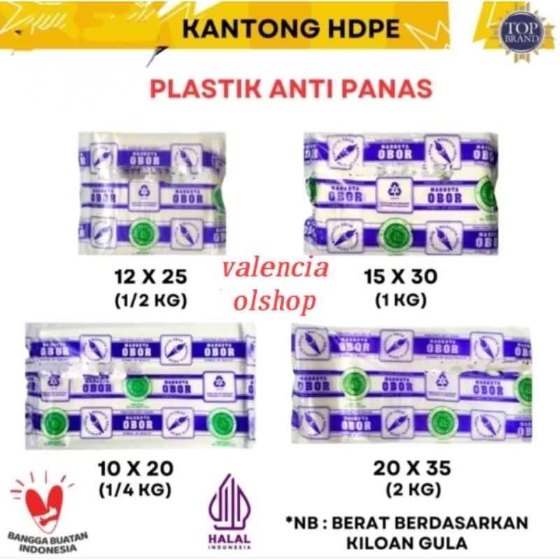 Plastik HD (Anti Panas) OBOR 12x25,15x30,20x35