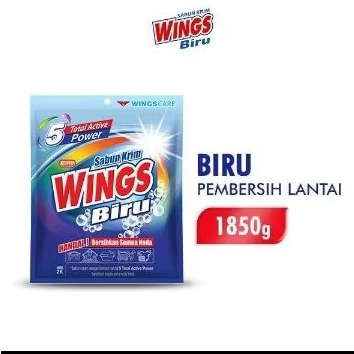 Sabun Cream Wings Biru sabun colek sabun cuci baju 1850gr - sabun colek serbaguna