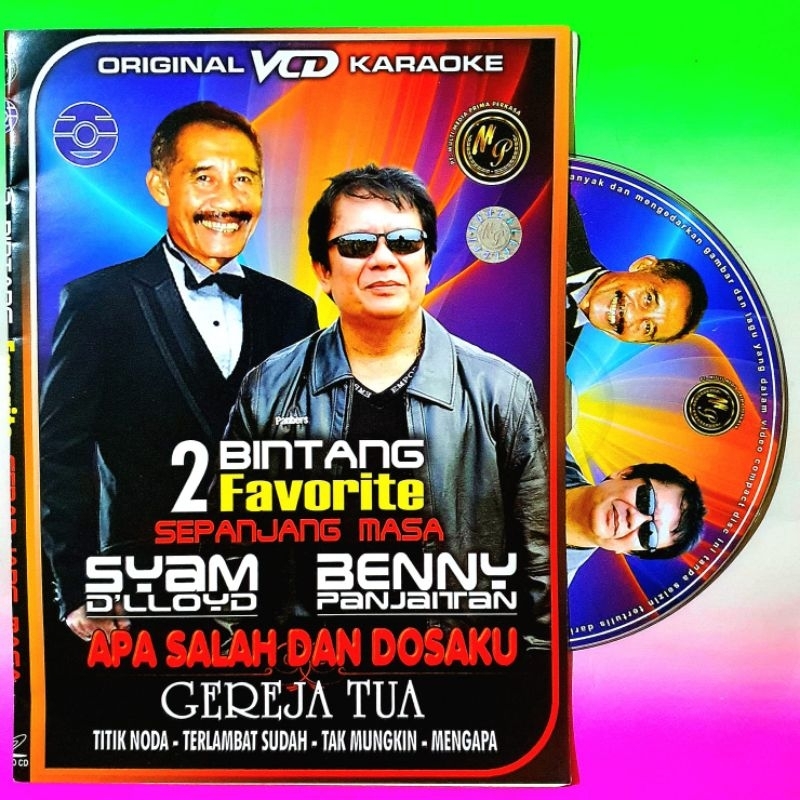 LENGKAP FULL BOX ORIGINAL KASET VCD KARAOKE LAGU BENNY PANJAITAN-VCD KARAOKE TEMBANG KENANGAN-KASET 