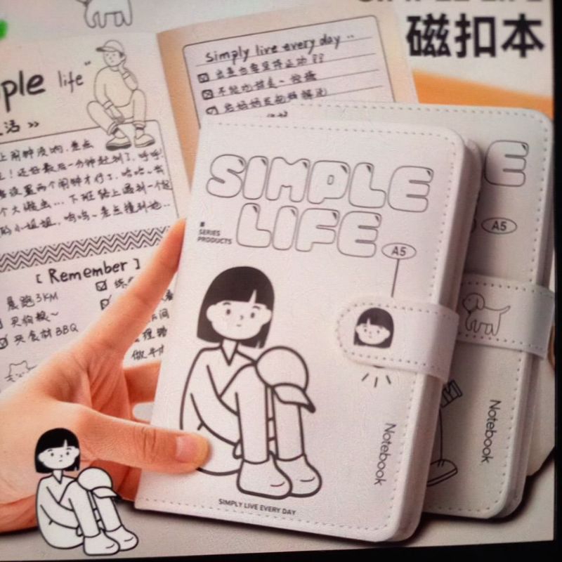 

Buku notebook aestetik cover empuk + 1 pen untuk hadiah ulang tahun