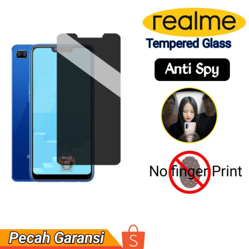 TG full anti spy realme C1 C2 C3 anti gores realme