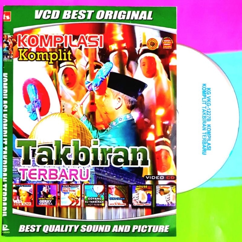 KASET VCD TAKBIRAN CAMPURAN KOMPLIKASI VCD TAKBIR-LENGKAP FULL BOX