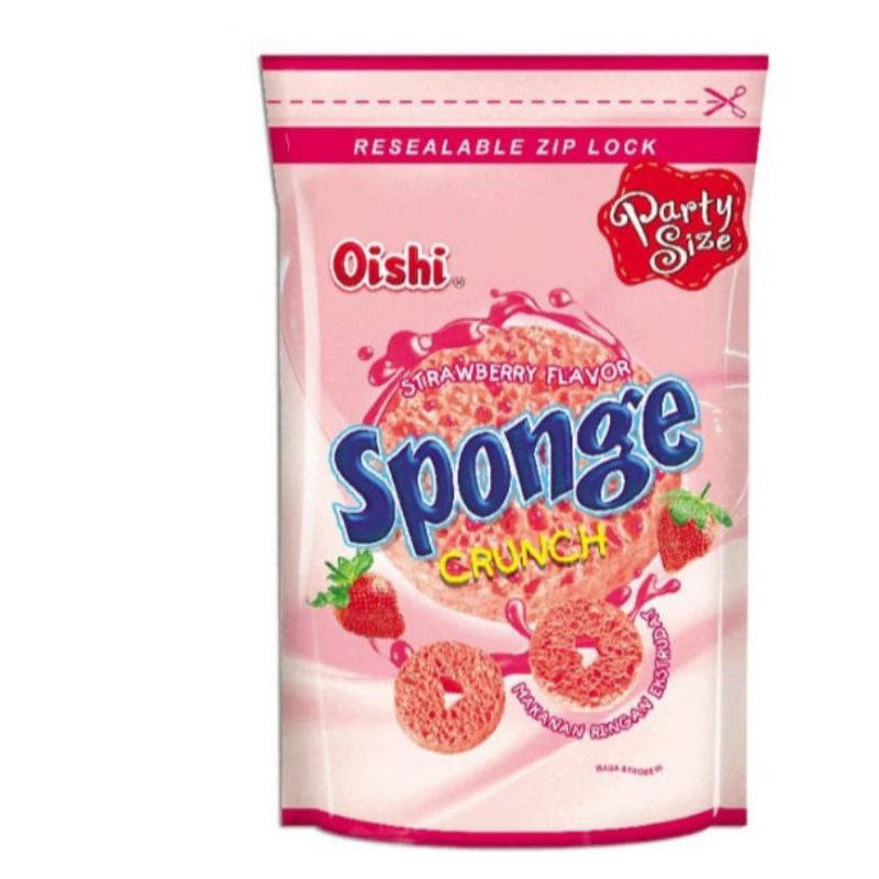 

Oishi Sponge Crunch Coklat /Strawberry 100gr